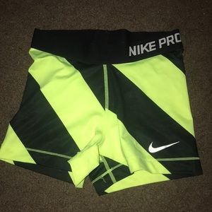 Black & Yellow Nike Women’s Spandex